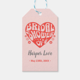 Märkrn Groovy Retro Möhippa Gift Presentetikett