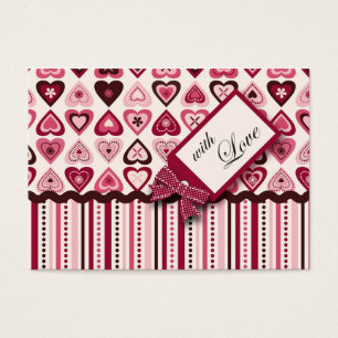 Märkrn Hearts Confection Gift Visitkort