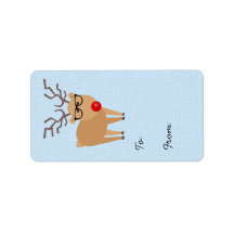 Märkrn Hipster Reindeer Blue jul Gift