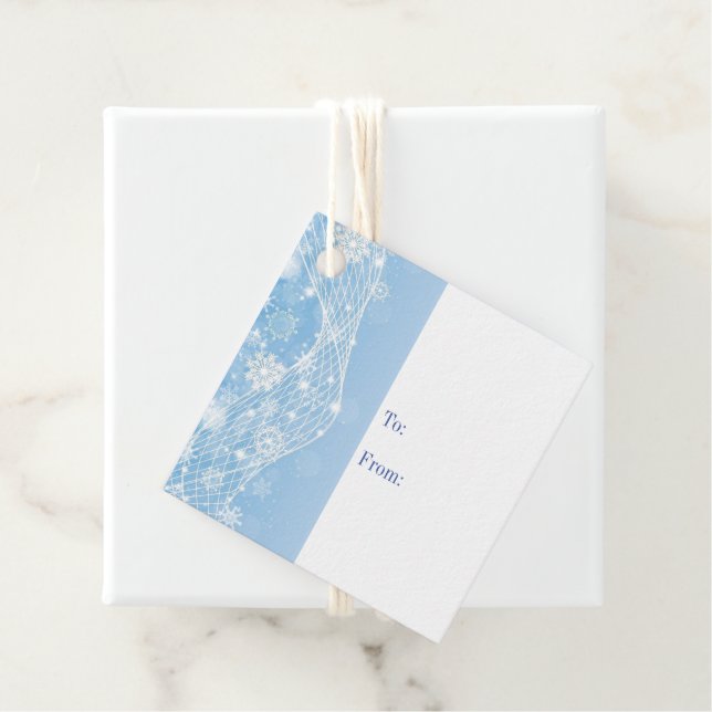 Märkrn Julgåva Gåvor Etiketter (På plats)