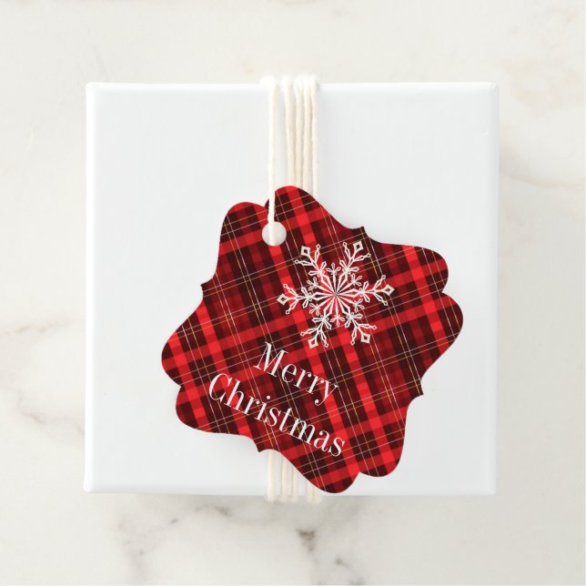 Märkrn Julgåva Gåvor Etiketter (På plats)