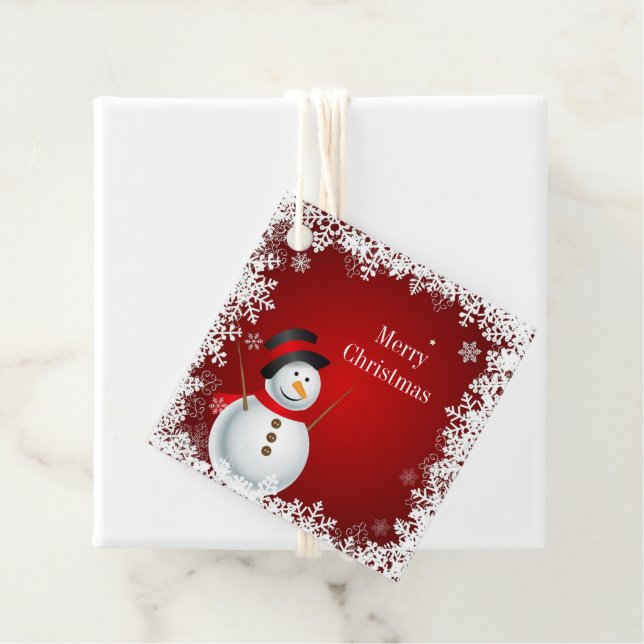 Märkrn Julgåva Gåvor Etiketter (På plats)