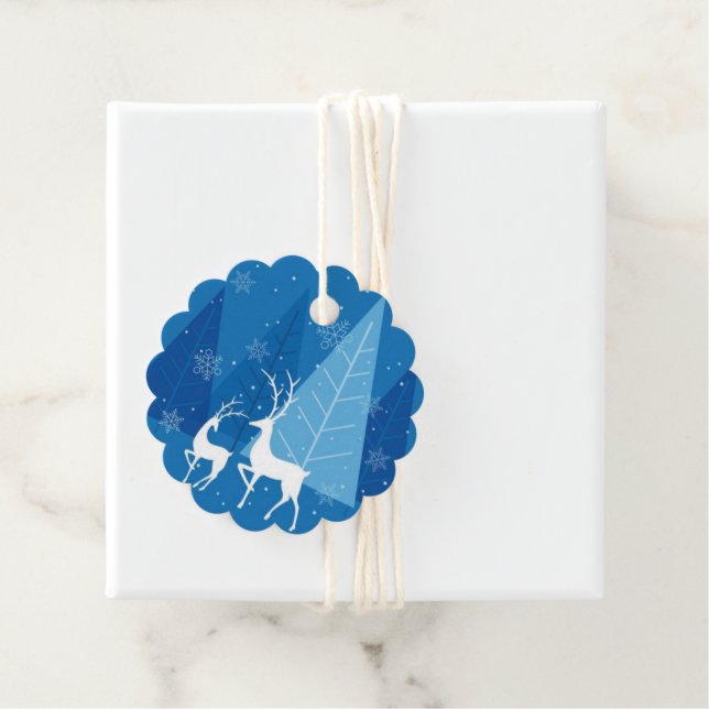 Märkrn Julgåva Gåvor Etiketter (På plats)