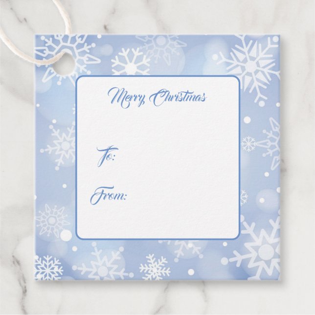 Märkrn Julgåva Gåvor Etiketter (Framsida)