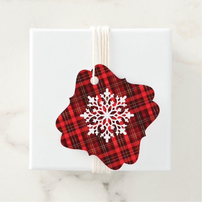 Märkrn Julgåva Gåvor Etiketter (På plats)