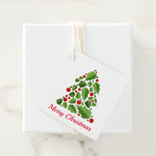 Märkrn Julgåva Gåvor Etiketter (På plats)