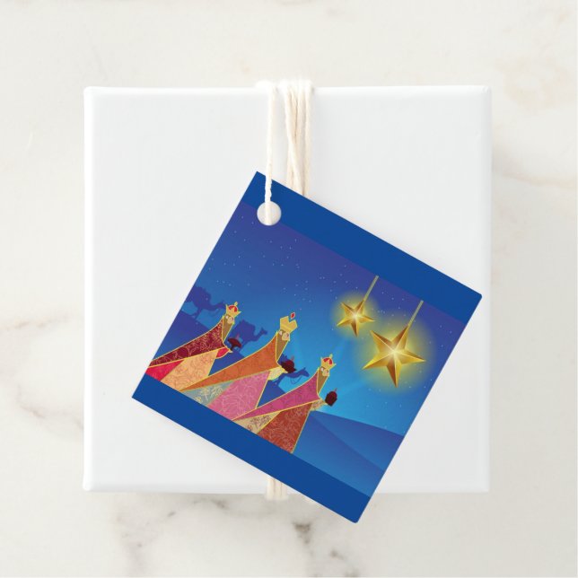 Märkrn Julgåva Gåvor Etiketter (På plats)