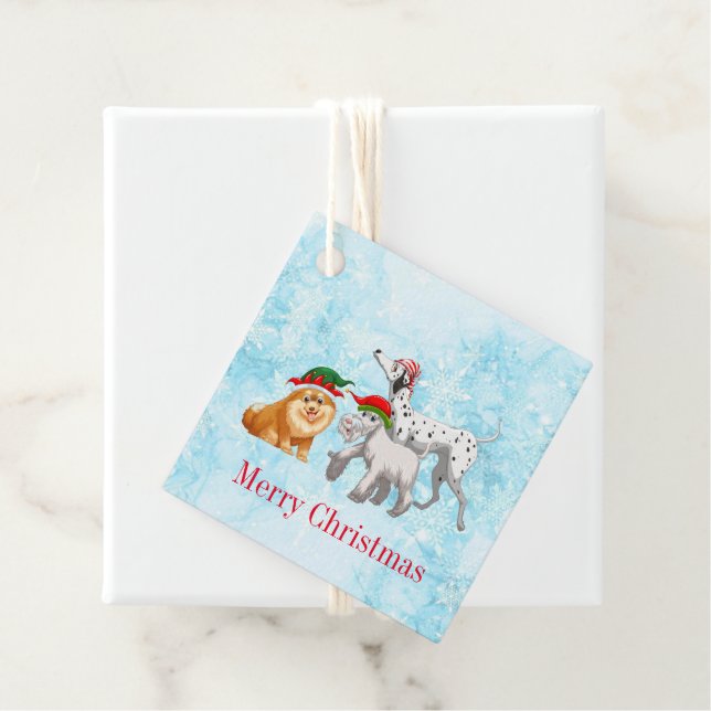 Märkrn Julgåva Gåvor Etiketter (På plats)