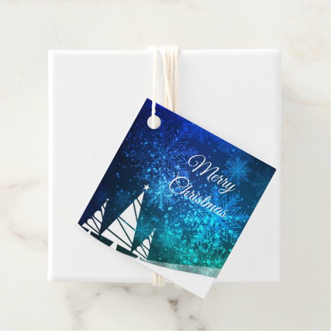 Märkrn Julgåva Gåvor Etiketter (På plats)