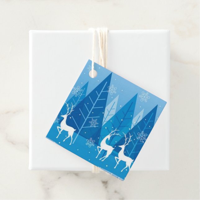 Märkrn Julgåva Gåvor Etiketter (På plats)