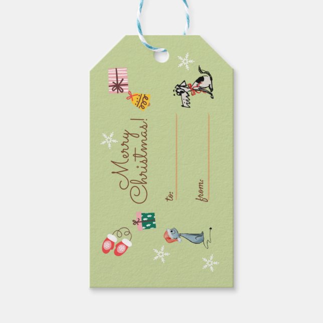 Märkrn Julgåva Presentetikett (Framsidan)