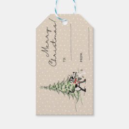 Märkrn Julgåva Presentetikett