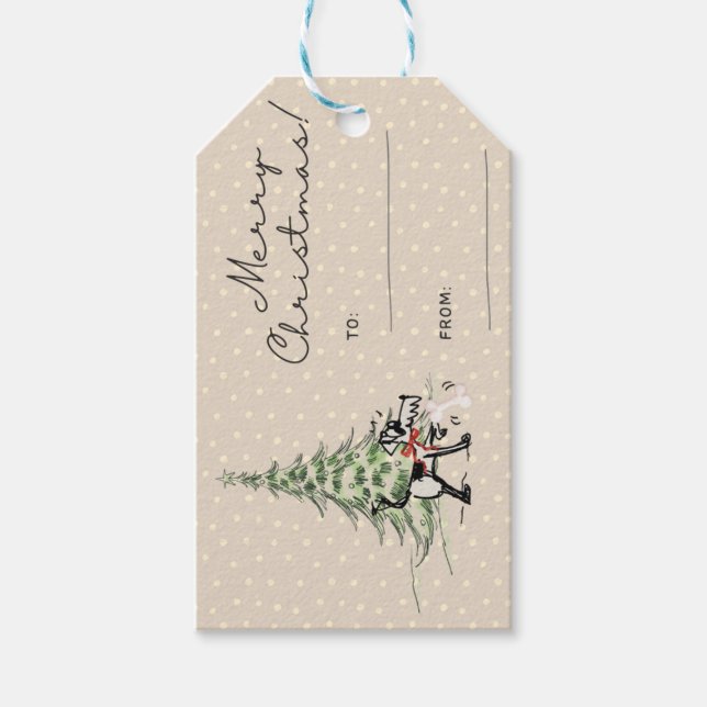 Märkrn Julgåva Presentetikett (Framsidan)