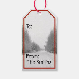 Märkrn Julgåva Presentetikett