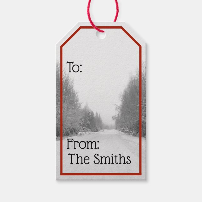 Märkrn Julgåva Presentetikett (Framsidan)