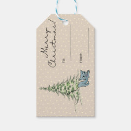 Märkrn Julgåva Presentetikett