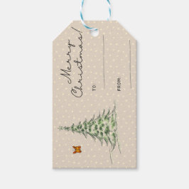 Märkrn Julgåva Presentetikett