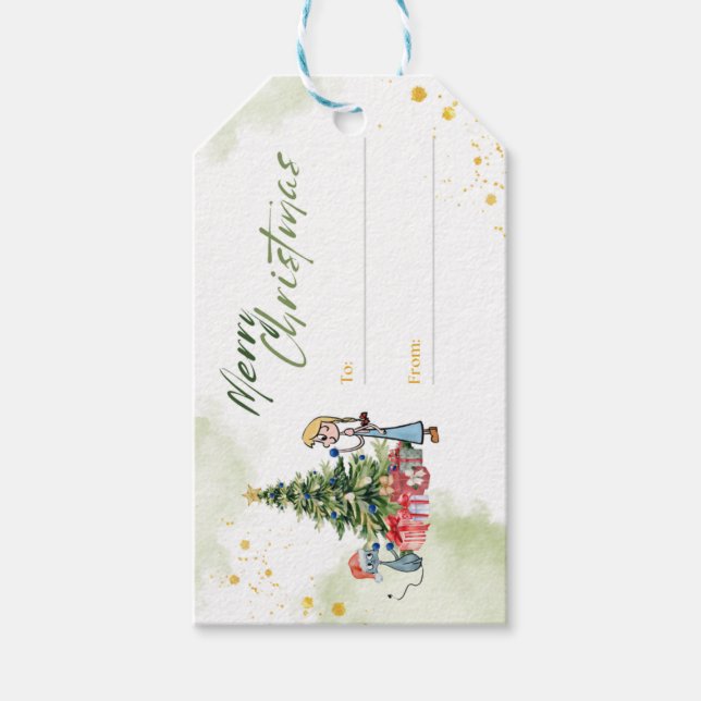 Märkrn Julgåva Presentetikett (Framsidan)