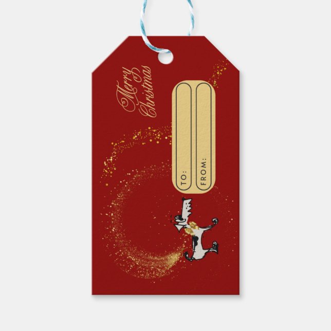 Märkrn Julgåva Presentetikett (Framsidan)