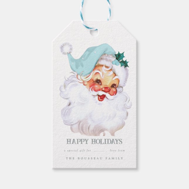 Märkrn jultomte Gift Presentetikett (Framsidan)