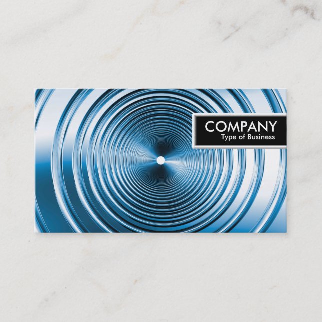 Märkrn kant - Långblått Vår Visitkort (Framsida)