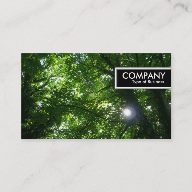 MÄRKRN KANT - SOL i TRÄD Visitkort (Framsida)