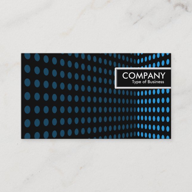 Märkrn kant - tonhörnet - blått visitkort (Framsida)