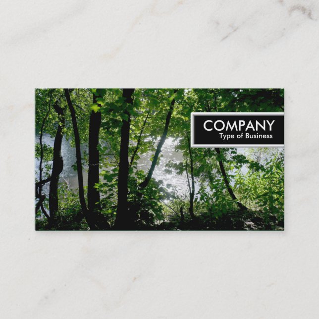 Märkrn kant - vid floden visitkort (Framsida)