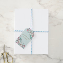 Märkrn Kinesisk Lantern & Ribbon Gift Presentetikett