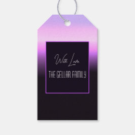 Märkrn Lavender Sunset Gift Presentetikett