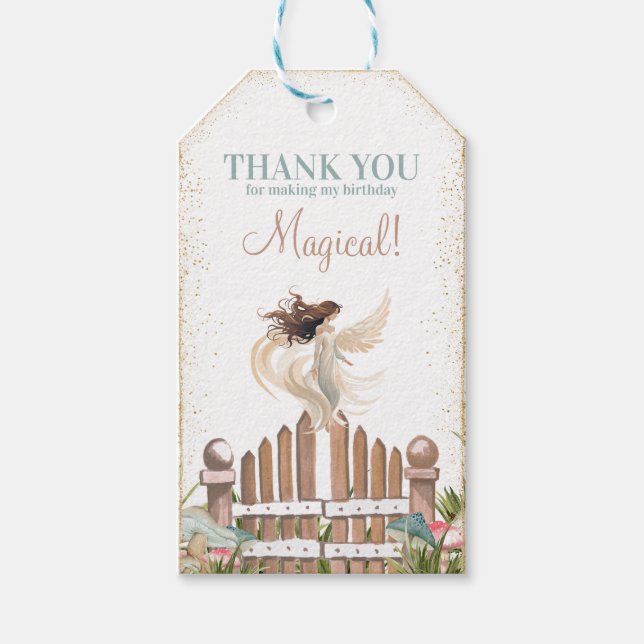 Märkrn Magic Garden Fairy Gift Presentetikett (Framsidan)