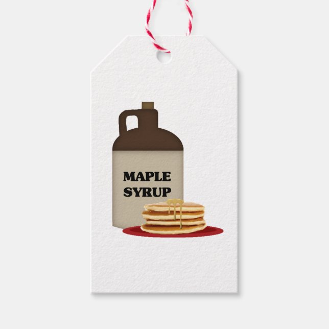 Märkrn Maple Syrup Gift Presentetikett (Framsidan)