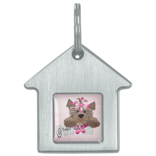 Märkrn Min Dawg Pet House ID-bricka Husdjur (Framsidan)