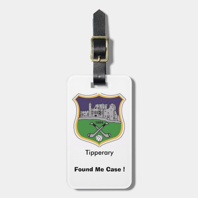 Märkrn Min Personlig Tipperary County ID Bagagebricka (Vertikal Framsida)
