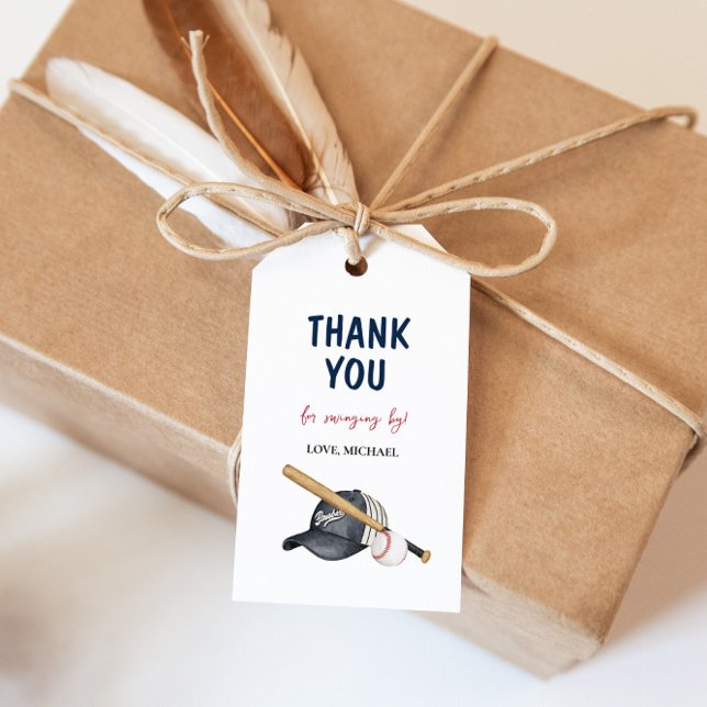 Märkrn Modern Baskeball Birthday Gift Presentetikett (Skapare uppladdad)