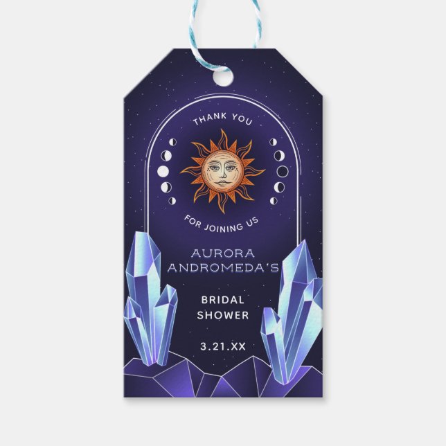 Märkrn Mystic Sol Event Gift Presentetikett (Framsidan)