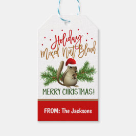 Märkrn Nöt Gift-julafton Presentetikett