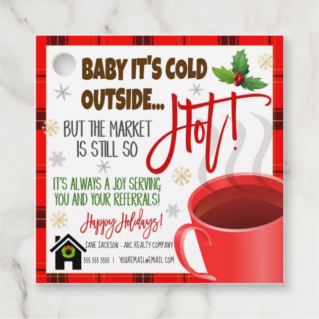 Märkrn på Hetten i Gods Gåvor Etiketter (Framsida)