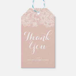 Märkrn personlig Tack Bröllopsfavoriter Presentetikett