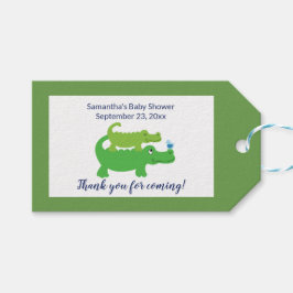 Märkrn Preppy Alligator Gift för födelsedagar elle Presentetikett