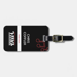 Märkrn Red, White och Black Luggage Performer Bag Bagagebricka