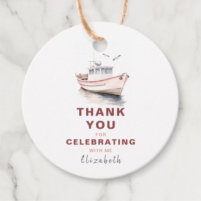 Märkrn Redigerbar startcirkel för fördel/Tack - fl Gåvor Etiketter (Framsida)