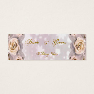 Märkrn ro Wedding Favor Litet Visitkort