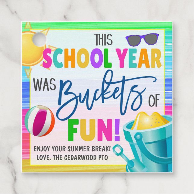 Märkrn Roligt Gift Gåvor Etiketter (Framsida)