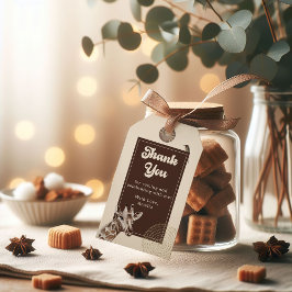 Märkrn Safari Giraffe Baby Shower Favor Tack Presentetikett