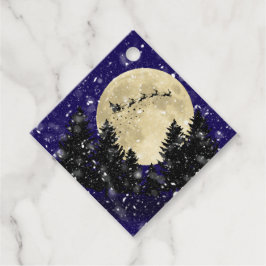 Märkrn Santa Sighting jul Gift Gåvor Etiketter