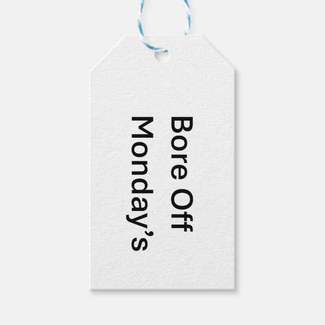 Märkrn Sarcastic Gift Presentetikett (Framsidan)