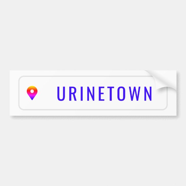 Märkrn Social Media Location Bildekal (Framsidan)