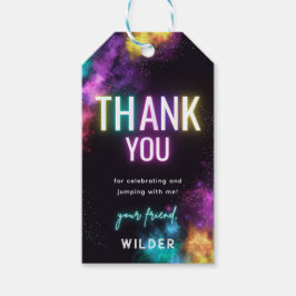 Märkrn Trampoline Party Tack Presentetikett