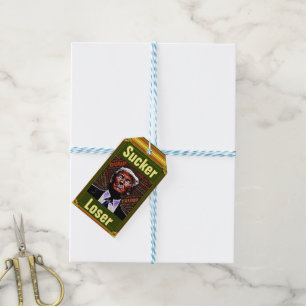 Märkrn Trump Sucker/Loser Gift Presentetikett